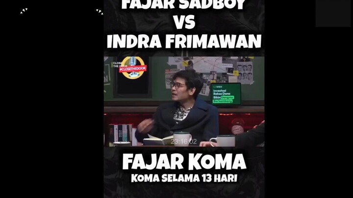 "Fajar sadboy pernah koma 13 hari??? "