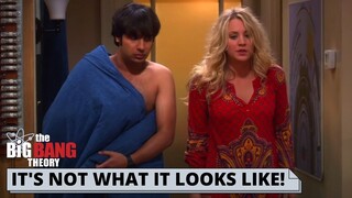 PENNY AND RAJ SLEPT TOGETHER | The Big Bang Theory best scenes