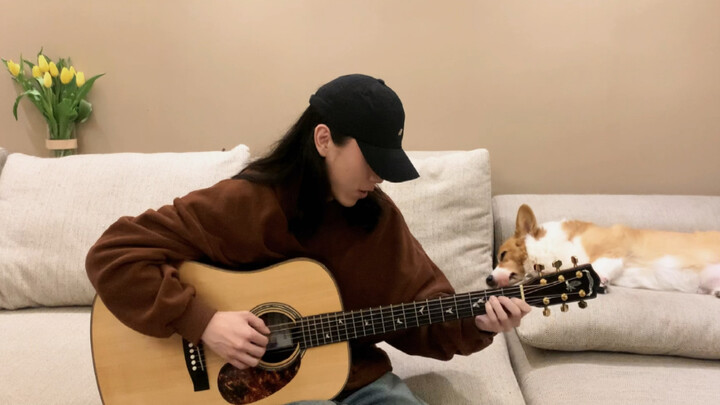 Fingerstyle guitar "Red Bean" cover oleh Zhang Yifan
