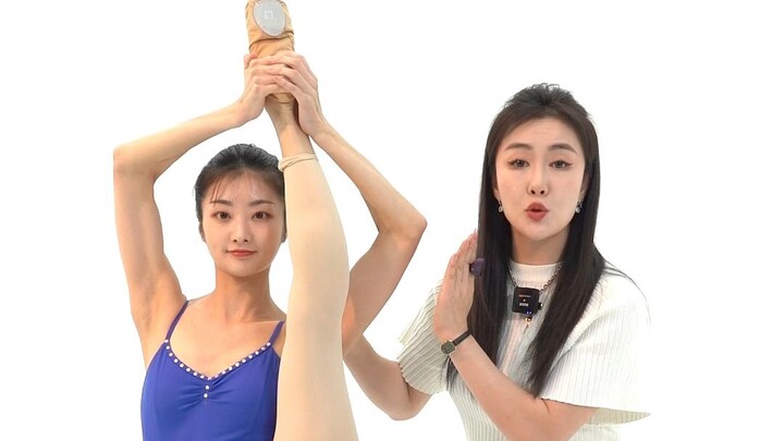 [Belajar Tari Tiongkok dengan Guru Dong] Apa yang harus saya lakukan jika saya memegang kaki depan d