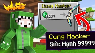 KHANGG Bedwars Troll Noob Team Bằng Vũ Khí CUNG HACKER Siêu Vip Trong Mini World