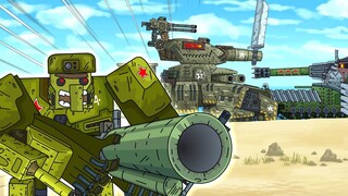 【Tank Animation】Five-Style Samurai VS Steel Boy