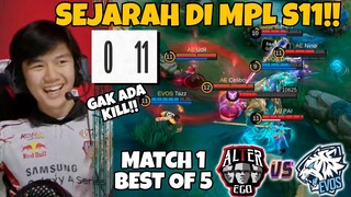 PERTAMA DLM SEJARAH MPL S11!! DI KASI TELOR COY DI KASI TELOR 11-0 PIKIR AJA BAIK2!! EVOS VS AE #1