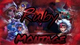 Ruby Montage | trial v2.8 | All Ruby Skins  used | Road To Mythical Glory | Mobile Legend