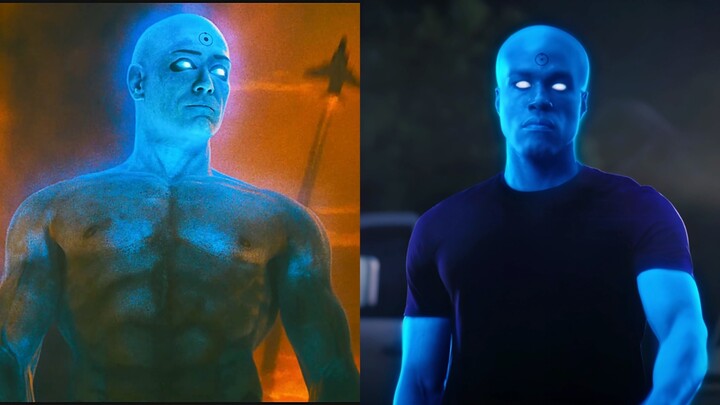 Keduanya bernama Dr. Manhattan, tapi gaya dan kekuatannya berbeda!