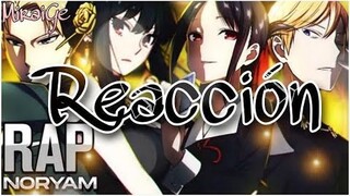 Spy x family y Kaguya Sama Rap || Mc Noryam Ft varios artistas REACCION