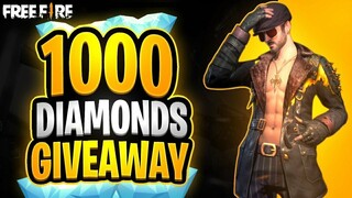 Free Fire 1000 Diamond GIVEAWAY (2021 Happy New Year Gift)