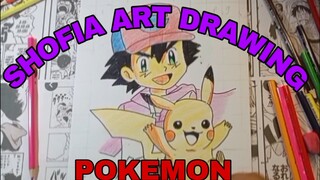 menggambar pokemon