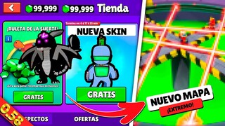 ♻NUEVA *ACTUALIZACION 0.58 en STUMBLE GUYS* NUEVO MAPA y NUEVAS SKINS ESPECIALES para TODO EL MUNDO😱
