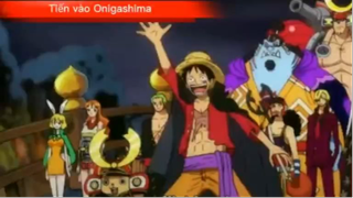 Tiến vào onigashima #onepiece #anime