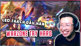 WARZONE LEO THÁCH ĐẤU HÀN: CỤ TỔ GÁY SỚM VÀ CÁI KẾT!!! (LMHT) | EZREAL RANK HÀN 11.24