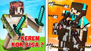 Aku Hack Minecraft Untuk Menggabungkan Berbagai HEWAN + SENJATA 🐮🏹