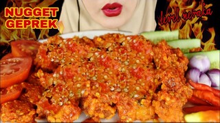 KACAU 💣💣💣|| ASMR NUGGET GEPREK LEVEL NERAKA 🔥🔥🔥|| PEDASNYA DOWER|| ASMR INDONESIA