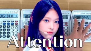 用4台计算器演奏NewJeans《Attention》