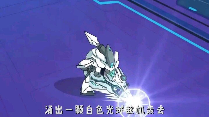 谱尼从初始形态中醒来，索伦森的黑色魔火吞噬着谱尼
