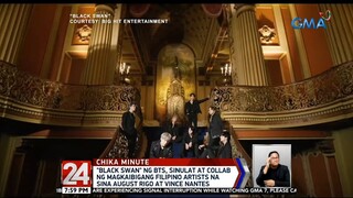 24 Oras: "Black Swan" ng BTS, sinulat at collab ng Pinoy artists na sina August Rigo at Vince Nantes