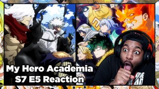 THE HEROES VS VILLAINS WAR HAS FINALLY BEGUN!!! My Hero Academia Season 7 Episode 5 Reaction