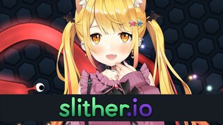 【Slither.io】睡眠導入になりそうなスリザリオ育成計画🎵【ホロライブ/夜空メル】