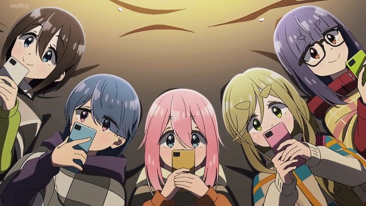 Yuru Camp △ season 3 episode 12 Full Sub Indo -END- REACTION INDONESIA
