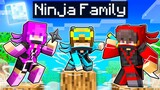 Adopted By A NINJA FAMILY In Minecraft!