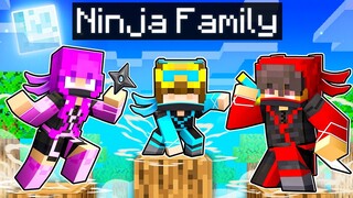 Adopted By A NINJA FAMILY In Minecraft!