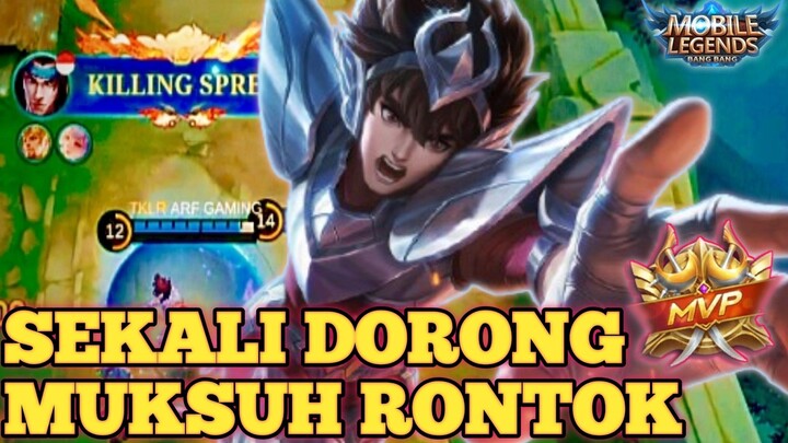 SEKALI DORONG.. MUSUH RONTOK. BADANG JADI ROAMER BAR_BAR❗❗