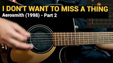 I Don't Want to Miss a Thing - Aerosmith (1998) Easy Guitar Chords Tutorial