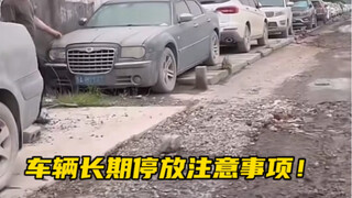 Perhatikan hal-hal berikut ini saat memarkir kendaraan dalam jangka panjang untuk menghindari kerusa