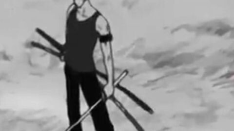 sanji sedang berdiri