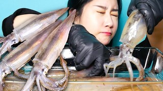 [ONHWA] Suara mengunyah sashimi cumi!