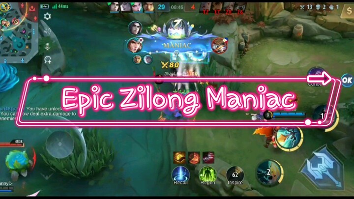 epic Maniac Zilong