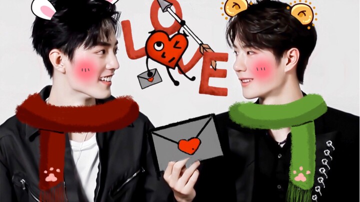 【Bo Jun Yi Xiao】Kejutan Hari Valentine: Si Raja Ciuman mendadak muncul, si Pangeran Kelam bersandar 