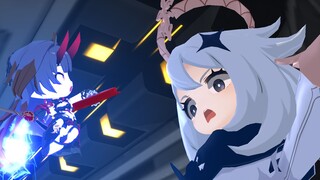 [Hoạt hình năm mới của Mihayou Doujin] Honkai Impact 3x Genshin Impact liên kết các hiệu ứng đặc biệt gây cháy nổ cao!