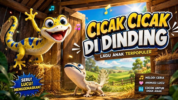 Cicak cicak di dinding | Lagu Anak Terpopuler
