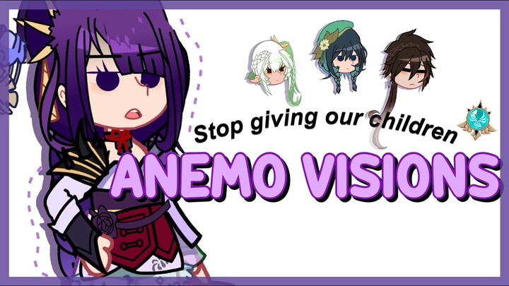 Stop Giving Our Children Anemo Visions!! 🍃  // The Archons // Genshin Gacha