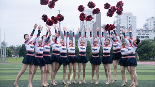 "We are the Wuyi University cheerleading team!"