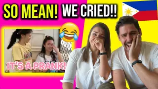 FOREIGNERS react to FILIPINO Humor - Tongue Prank by Alex Gonzaga