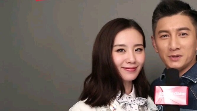 Wu Qilong dan Liu Shishi "Terima kasih atas cintamu" video syuting majalah Marie Claire