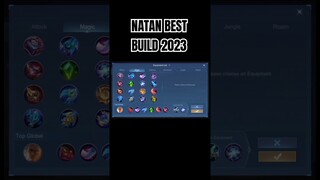 NATAN BEST BUILD 2023 #shorts #mlbb