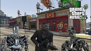 GTA V MOD - คนเหล็กบุกโลก Terminator