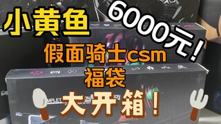 帅小伙在小黄鱼买的6000元假面骑士福袋，里面居然全是csm？赚麻了？