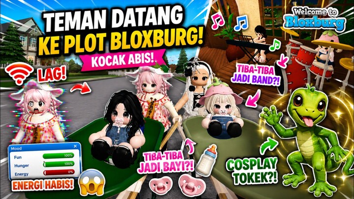 Ketika Temen Bloxburg Main Ke Plot - Dari Yang Ngelag Sampai Cosplay Tokek🗿