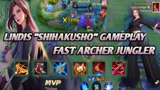 LINDIS "BLEACH SHIHAKUSHO" THE FAST CLEAR ARCHER JUNGLER GAMEPLAY