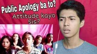REACTING TO JHON LOID CRUZANA VLOGS PUBLIC APOLOGY VIDEO