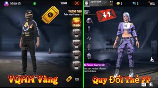 [Garena Free Fire]/Hé Lộ Gói Đồ VQMM Vàng,Shop Quy Đổi Thẻ FF Của Ob26