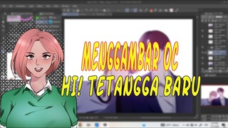 Menggambar karakter "Hi! Tetangga Baru