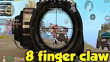 What its like to play with 20 MS | PUBG MOBILE | 8 FInger Claw | squad wipes