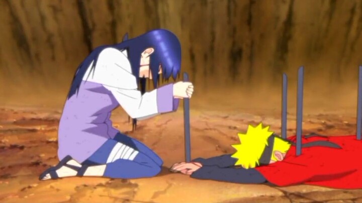 Ketika Naruto Marah Melihat Hinata Terluka Oleh Pain