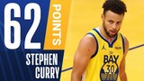 Stephen Curry 62 POINTS CAREER HIGH Full Highlights | Trail Blazers at Warriors