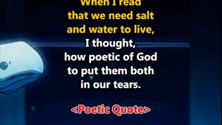 poetic Quote